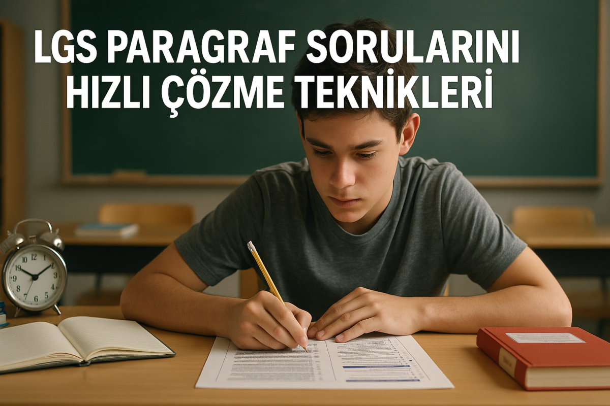LGS paragraf soruları hızlı çözme