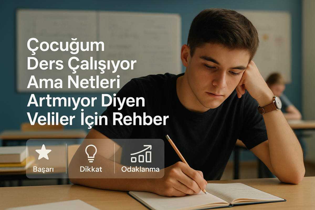 ders çalışıyor netleri artmıyor